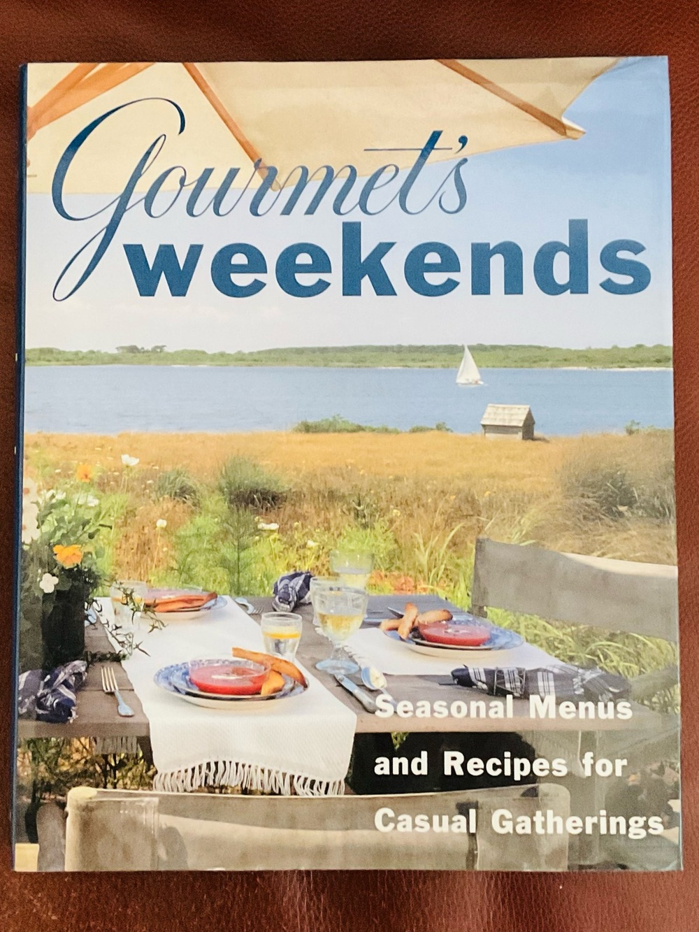 GOURMET Weekends Seasonal Menus Cookbook - Blue Cover